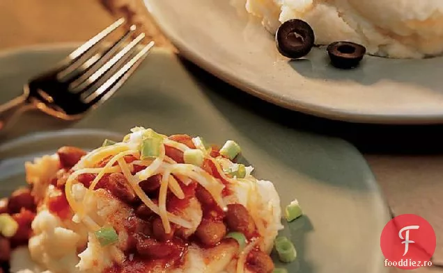 Piure de cartofi cu chili Mexican-Topper de brânză