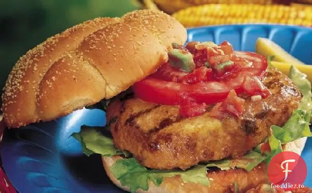 Burgeri De Curcan Umpluți Cu Brânză