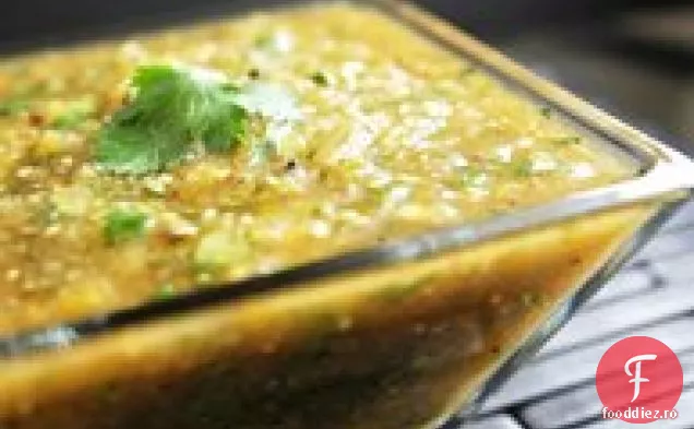Salsa Tomatillo Prăjită (Salsa Verde)