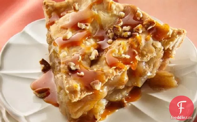 Caramel-Pecan-Plăcintă Cu Mere