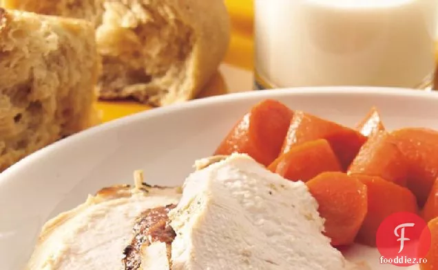 Piept De Curcan Cu Muștar De Miere La Grătar