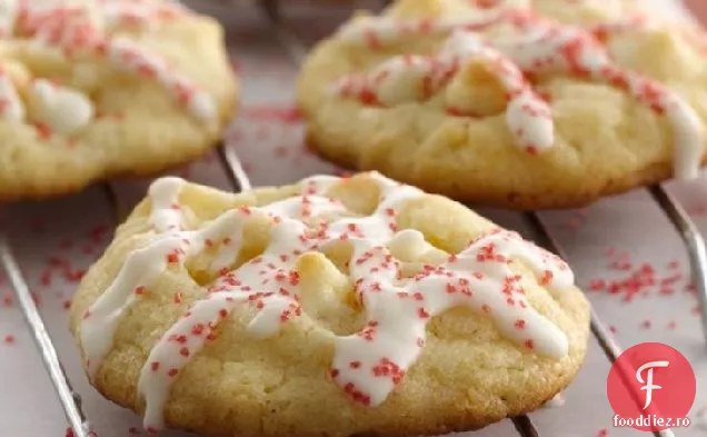Cookie-Uri De Macaroon Cu Ciocolată Albă De Vacanță