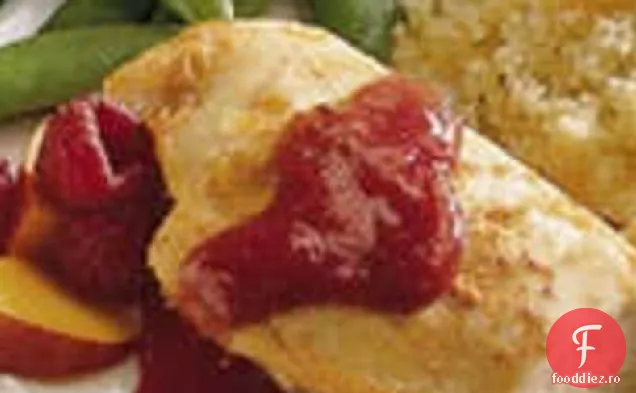 Pui De Zmeură-Piersică La Grătar