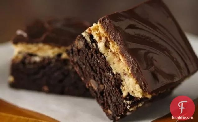 Brownies Cu Trufe Cu Unt De Arahide Fără Gluten