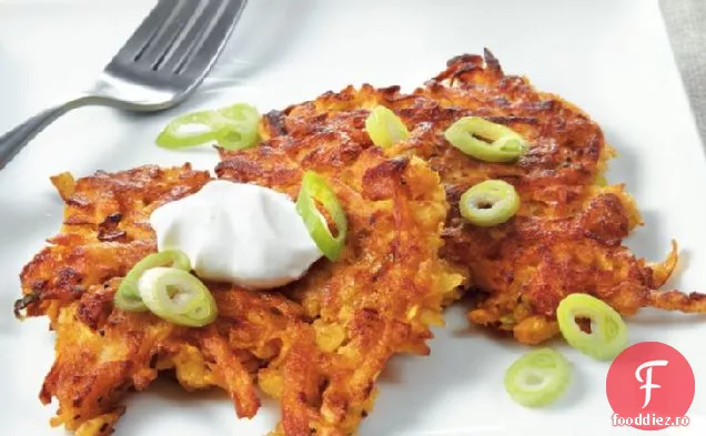 Latkes De Păstârnac De Cartofi Dulci