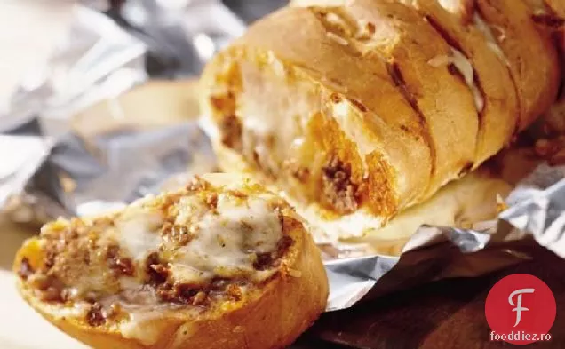 Pâine Franceză Umplută La Grătar