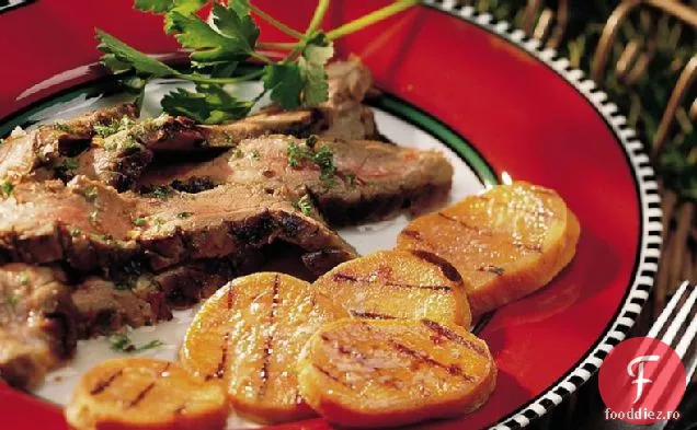 Friptură de flanc cu sos Chimichurri