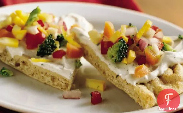 Pizza Cu Aperitiv De Legume Proaspete