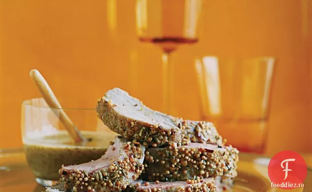 Filet de porc condimentat cu muștar de miere