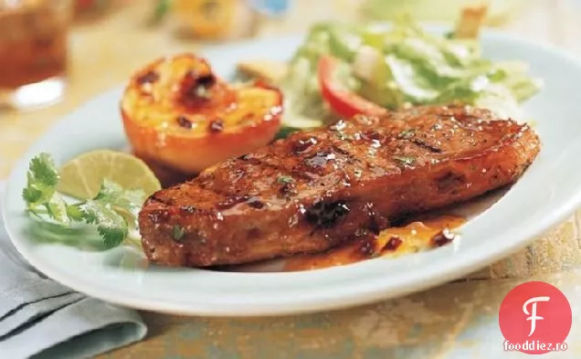 Strip fripturi cu glazură Chipotle-piersic