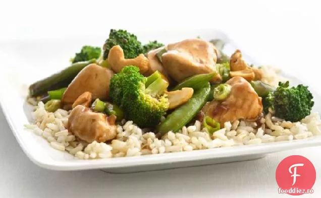 Pui de caju și Broccoli sănătoși