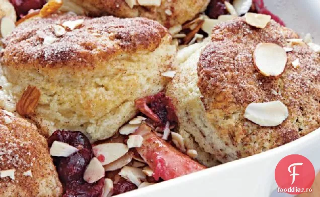 Cranberry Apple Biscuit Cobbler