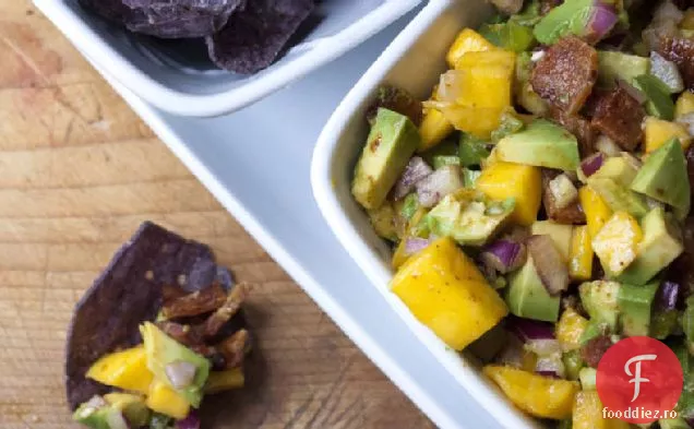 Salsa de Mango și Avocado cu slănină picantă