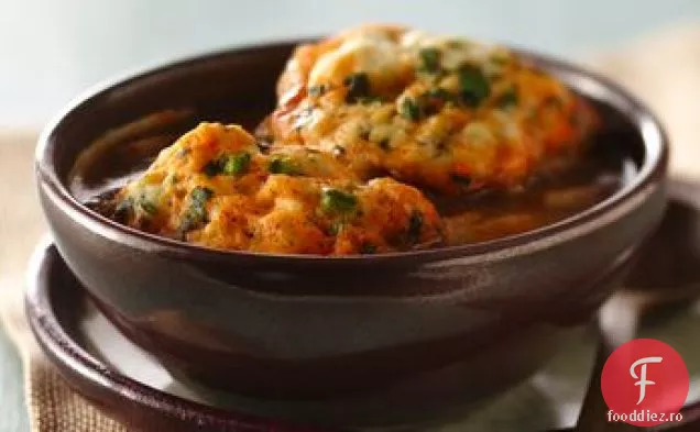 Pui Chili cu găluște din făină de porumb