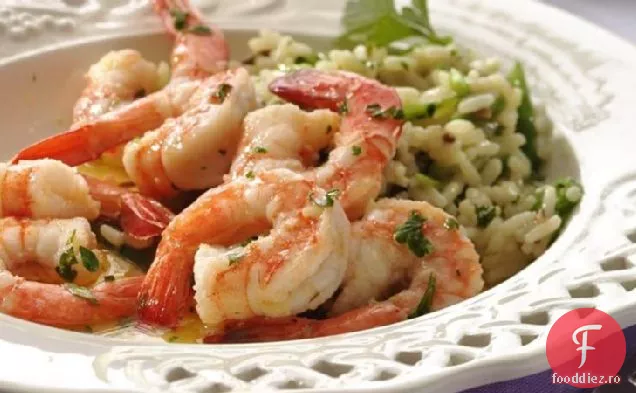 Scampi de creveți cu orez