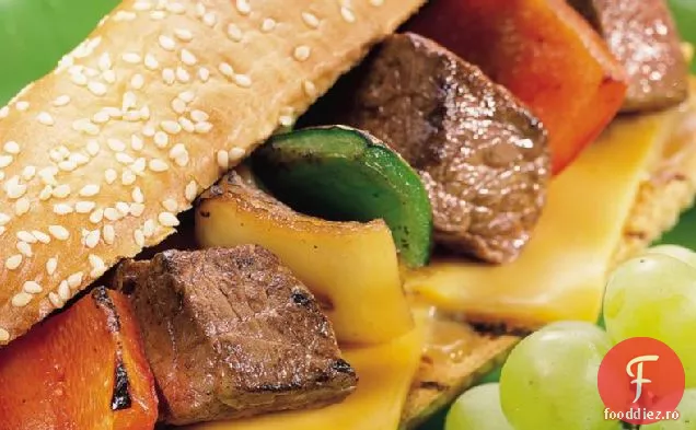 Sandvișuri Kabob Cu Brânză Philly La Grătar