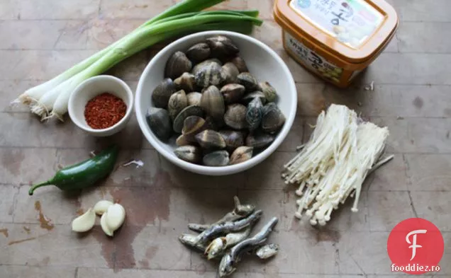 Supă Miso Coreeană Cu Scoici Manilla
