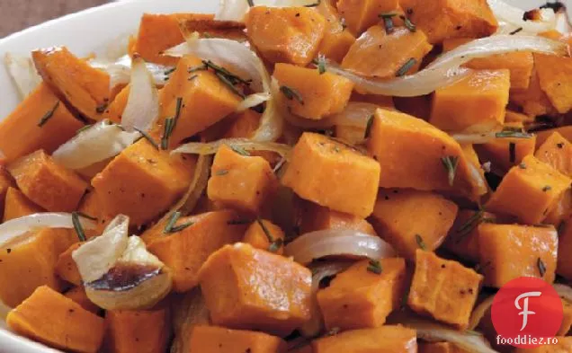 Salată Caldă De Rozmarin-Cartofi Dulci