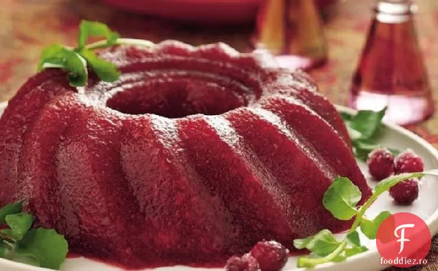 Deci-Salată Simplă De Gelatină De Afine