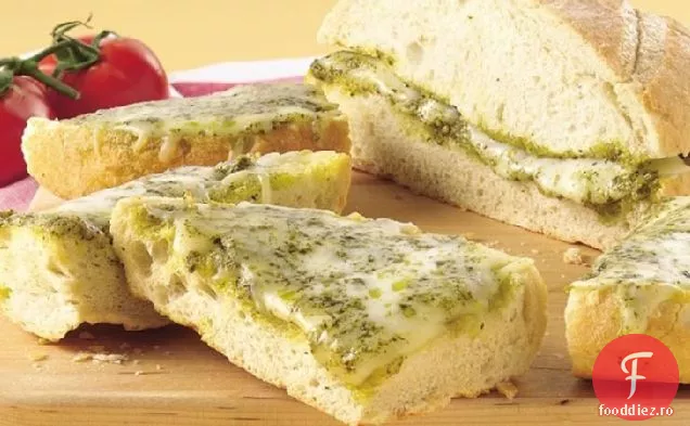 Pâine Pesto-Brânză La Grătar