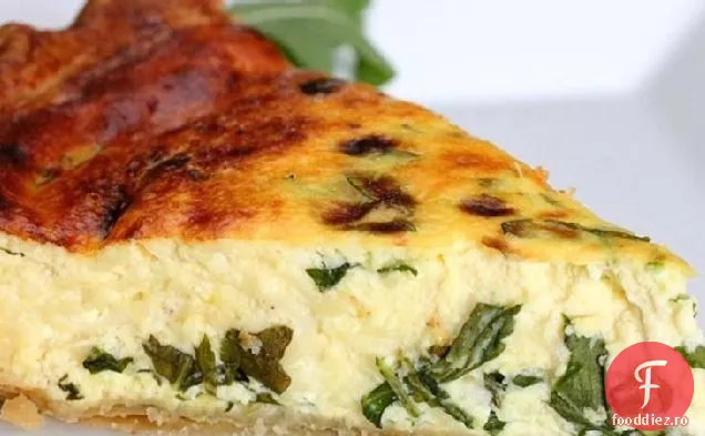 Quiche de Ricotta și Rucola