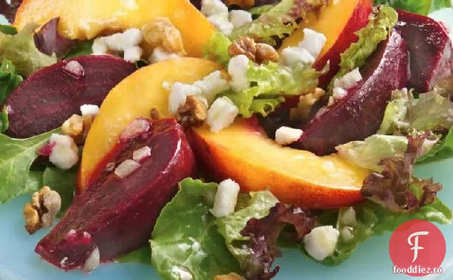 Sfeclă prăjită și salată de nectarină