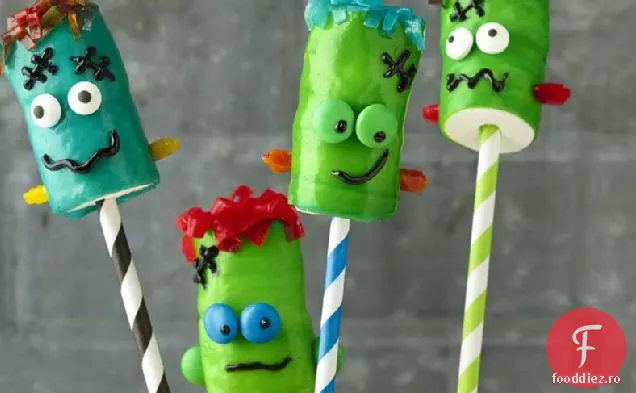 Frankenstein Fruit Roll-up-uri pe un stick