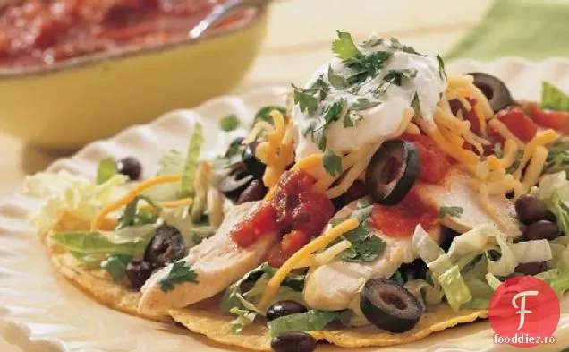 Salate Ușoare De Tostada De Pui