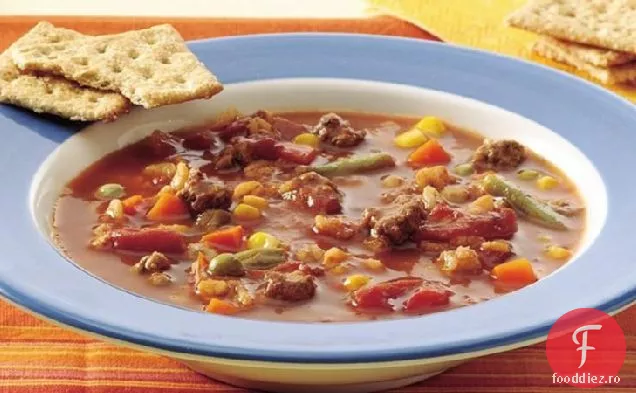 Supă De Legume-Carne De Vită-Orz
