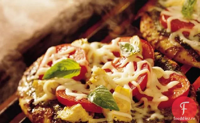 Pizza Pesto La Grătar