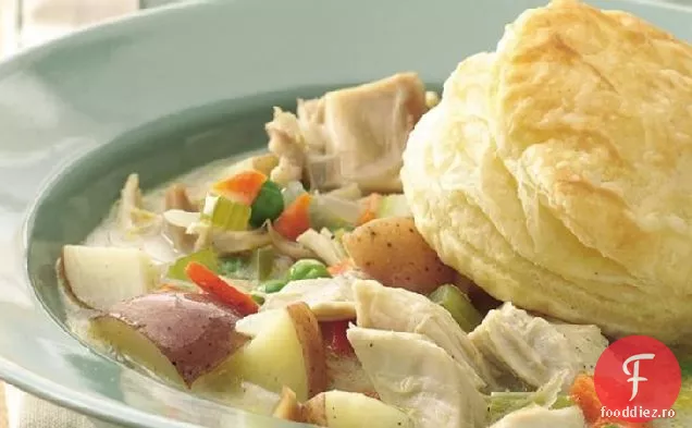 Supă De Plăcintă Cu Oală De Pui-Legume