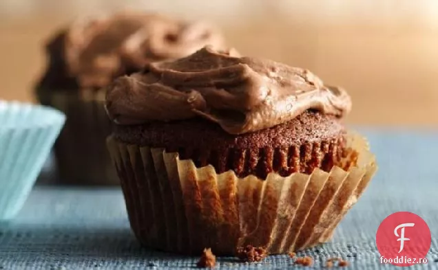 Cupcakes Cu Malț De Ciocolată Mată