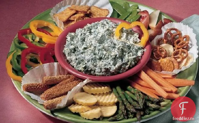 Dip de spanac sărat (mai ușor )