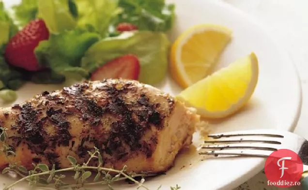 Piept De Pui Cu Cimbru De Lămâie La Grătar