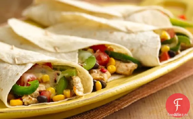 Pui De Sud-Vest Fajita Wraps