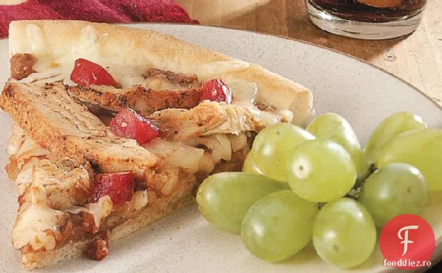 Pizza Ușoară Cu Pui Mexican