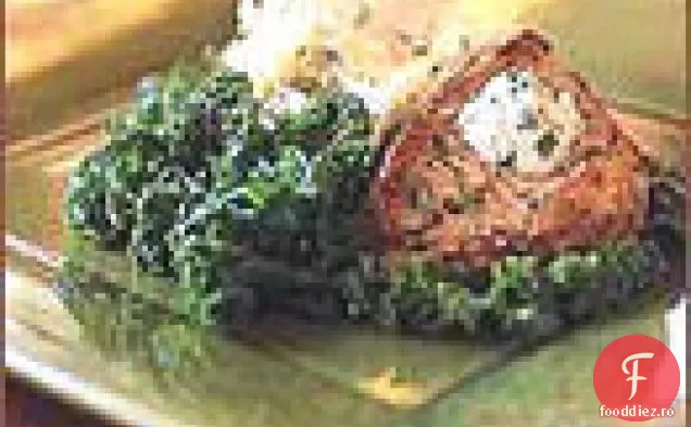Cotlet de porc cu sos de muștar și smântână