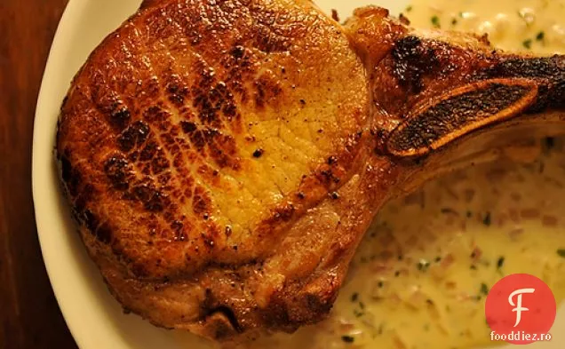 Carne De Porc Sărată De Cidru Cu Calvados, Muștar Și Cimbru