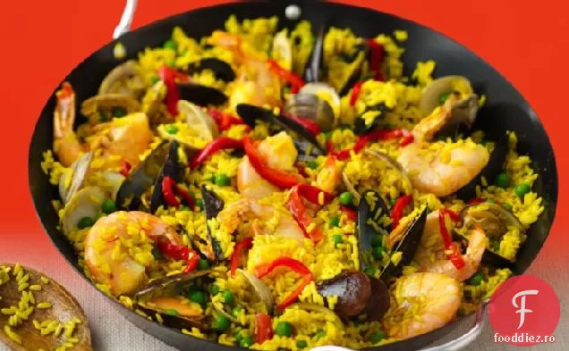 Paella Cu Fructe De Mare