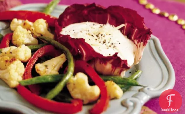 Legume prăjite cu cremă Caesar Dip