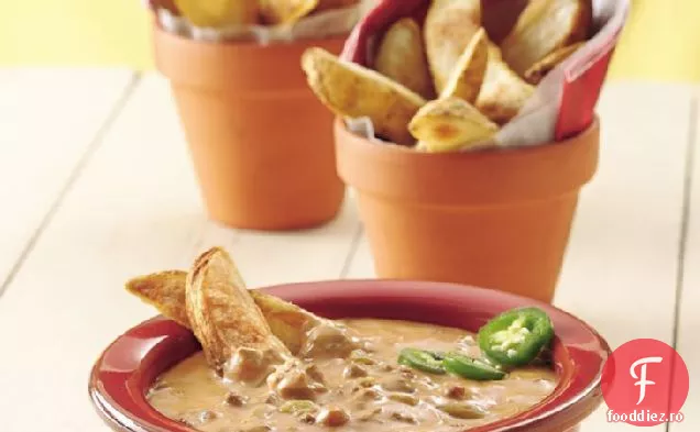 Baie de brânză Chili și pene de cartofi