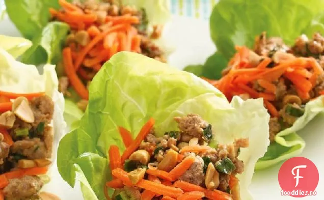 Împachetări Cu Salată De Curcan Thailandeză