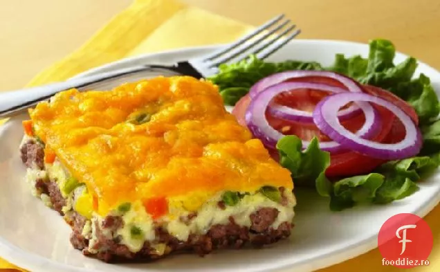 Plăcintă Cu Cheeseburger Imposibil De Ușoară (Dimensiunea Mulțimii)