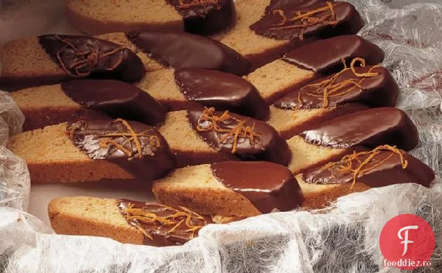 Biscotti Portocalii Cu Ciocolată