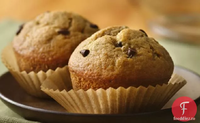 Brioșe Cu Ciocolată Cu Banane Fără Gluten