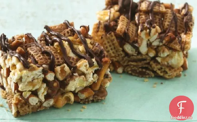 Batoane De Porumb Cu Caramel Chex De Ciocolată