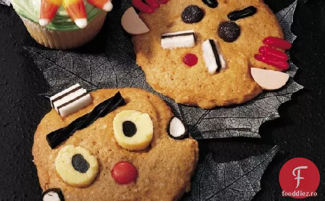 Cookie-uri de dovleac Make-a-Face