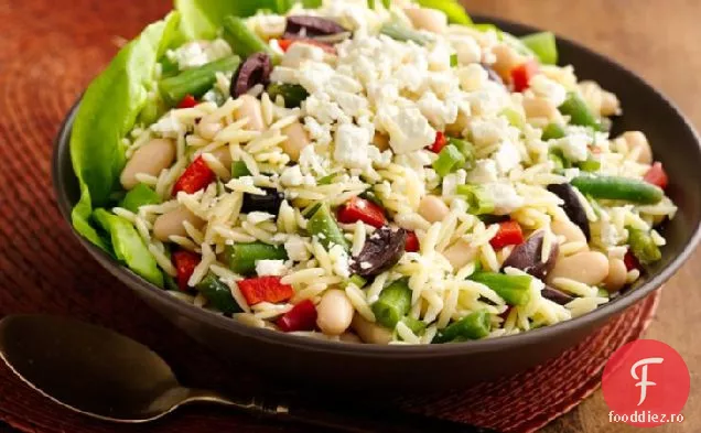 Salată De Lămâie Orzo Cu Două Fasole