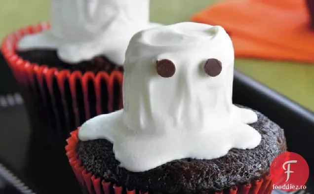 Cupcakes Cu Fantome De Halloween