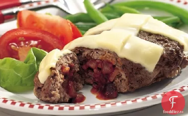 Pizza Personală-Pâini De Carne La Grătar Umplute Cu Pizza